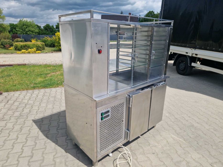 Bufet-Bar Chiński,Witryna chłodnicza INOX,Stół chłodniczy