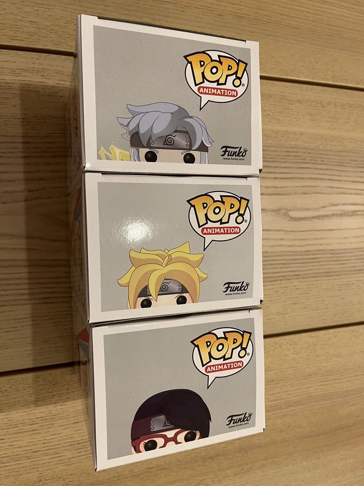 Vendo 3 Funko Pop de Boruto/Naruto