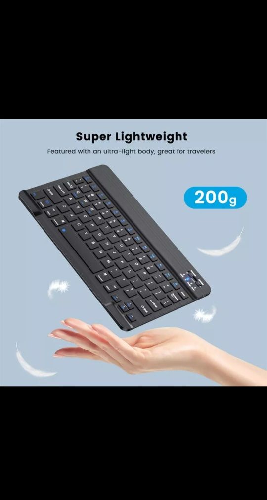 Teclado Bluetooth para pc e telemoveis