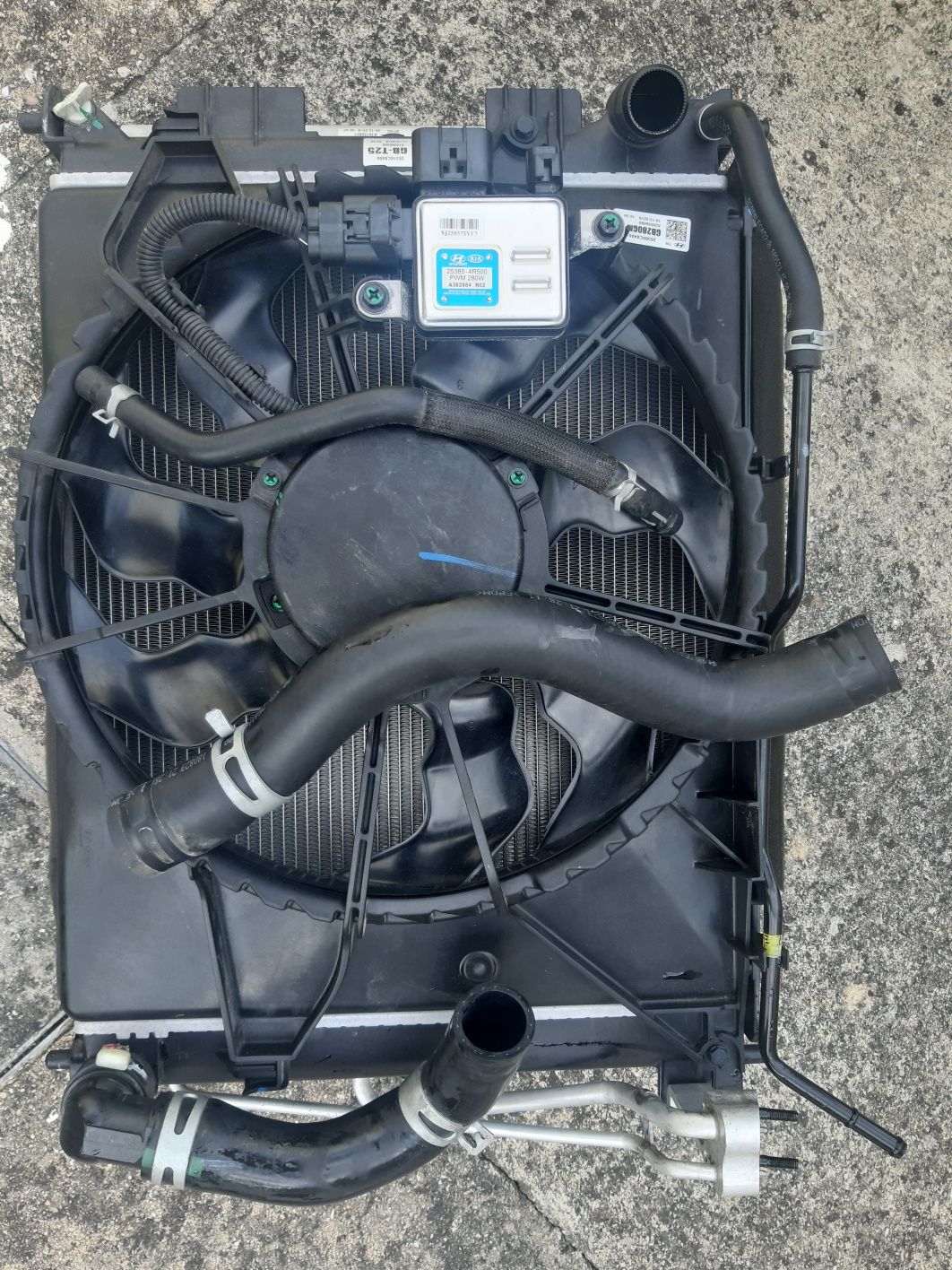 Termo ventilador/ Radiador água e A/C Hyundai i20 2019 Turbo GDi