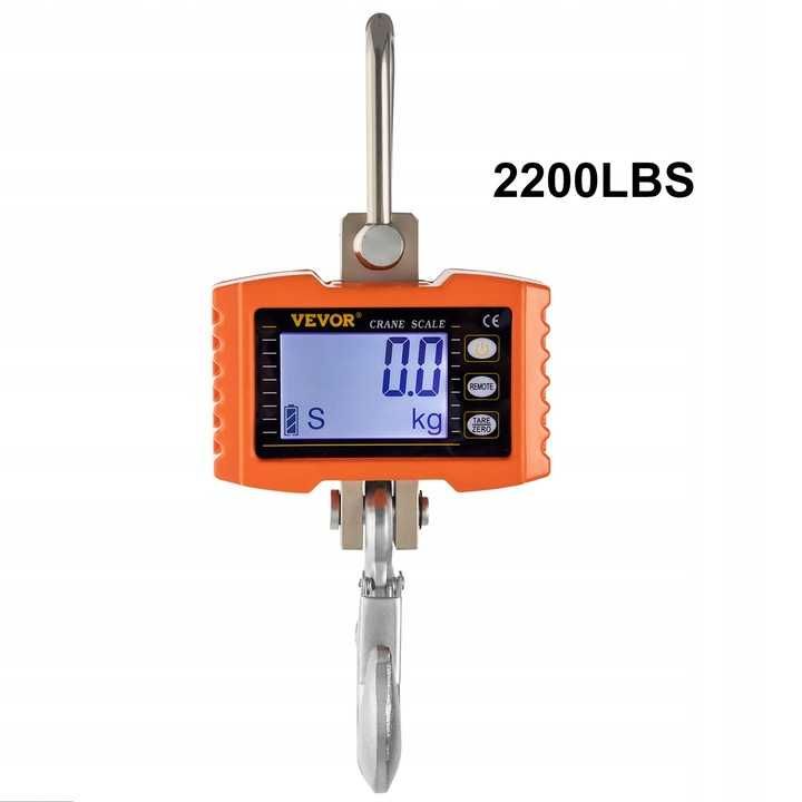 Цифрові кранові ваги VEVOR Hook Scale 1000Kg