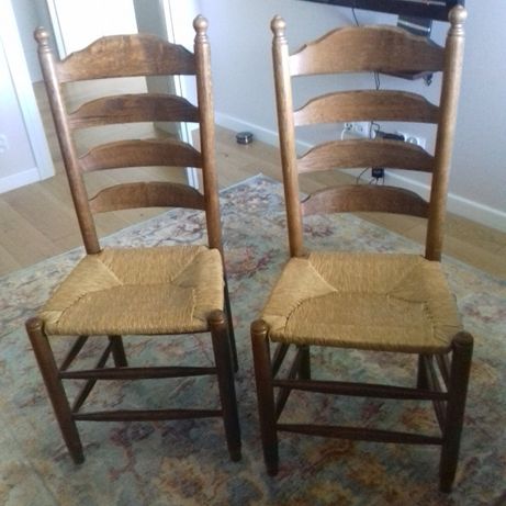 krzesła dębowe 2 sztuki
