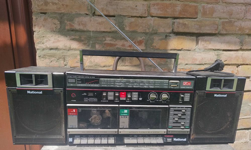 Магнітофон стерео Panasonic NATIONAL RX-CW30 (Japan).
