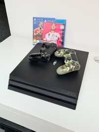 PS4 PRO Playstation 4 CUH-7216B dwa pady dwie gry Idealna