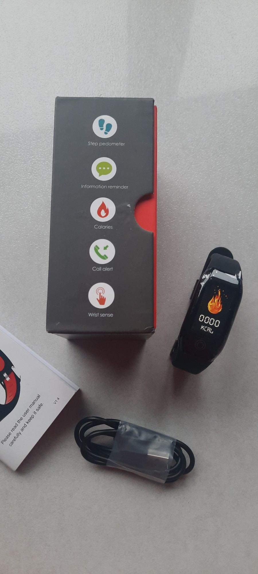 NOWY Smartwatch Tipmant F21 opaska zegarek krokomierz