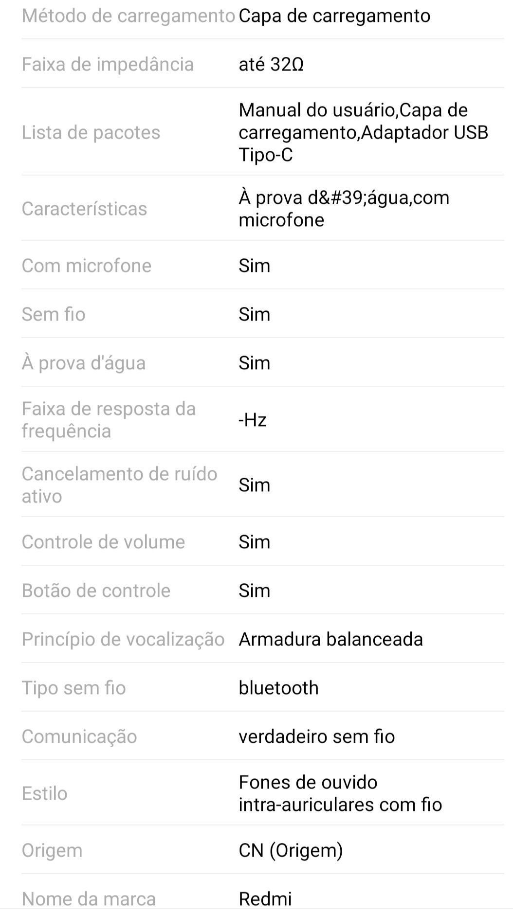 Vendia phones bluetooth Xiaomi novos