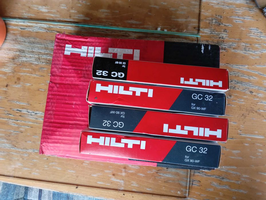 Gaz GC 32 i Gwoździe Hilti Oryginalne