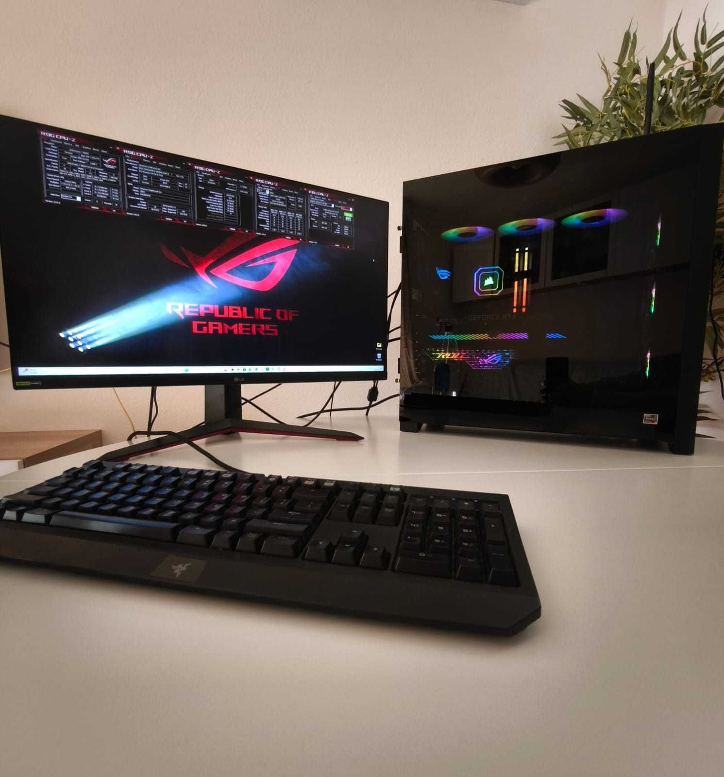 Setup Gaming Completo - PC + Monitores (Impecável)