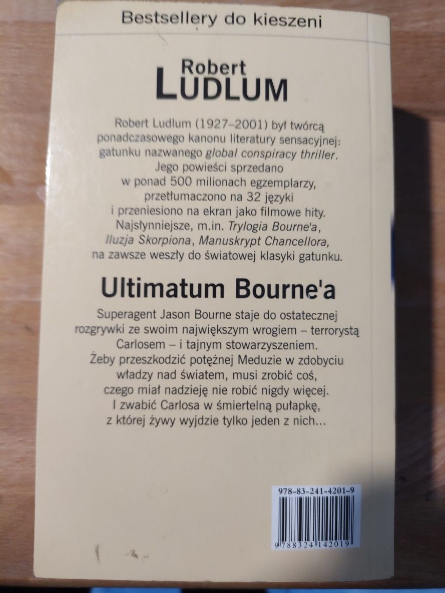 Książka Ultimatum Bournea Roberta Ludluma