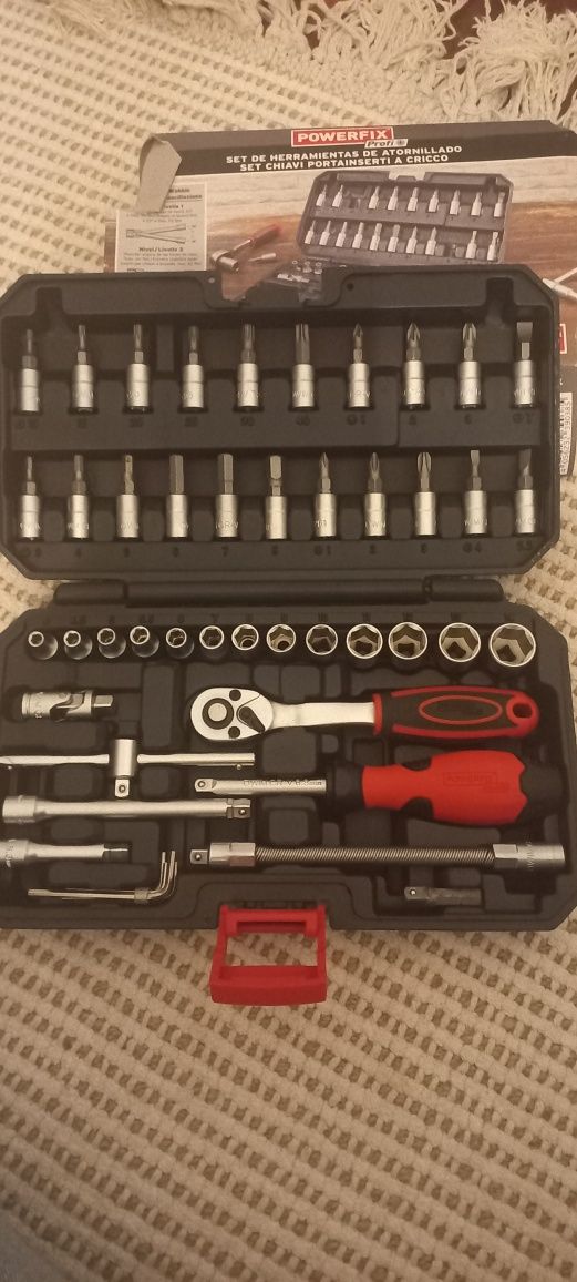 Conjunto de chaves/ferramentas Powerfix