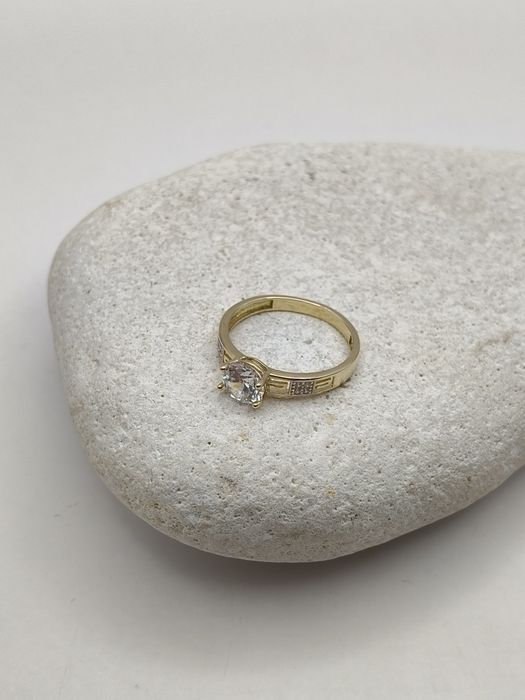 Złoty Pierścionek R15 Pr.585 Nowy Zapraszamy