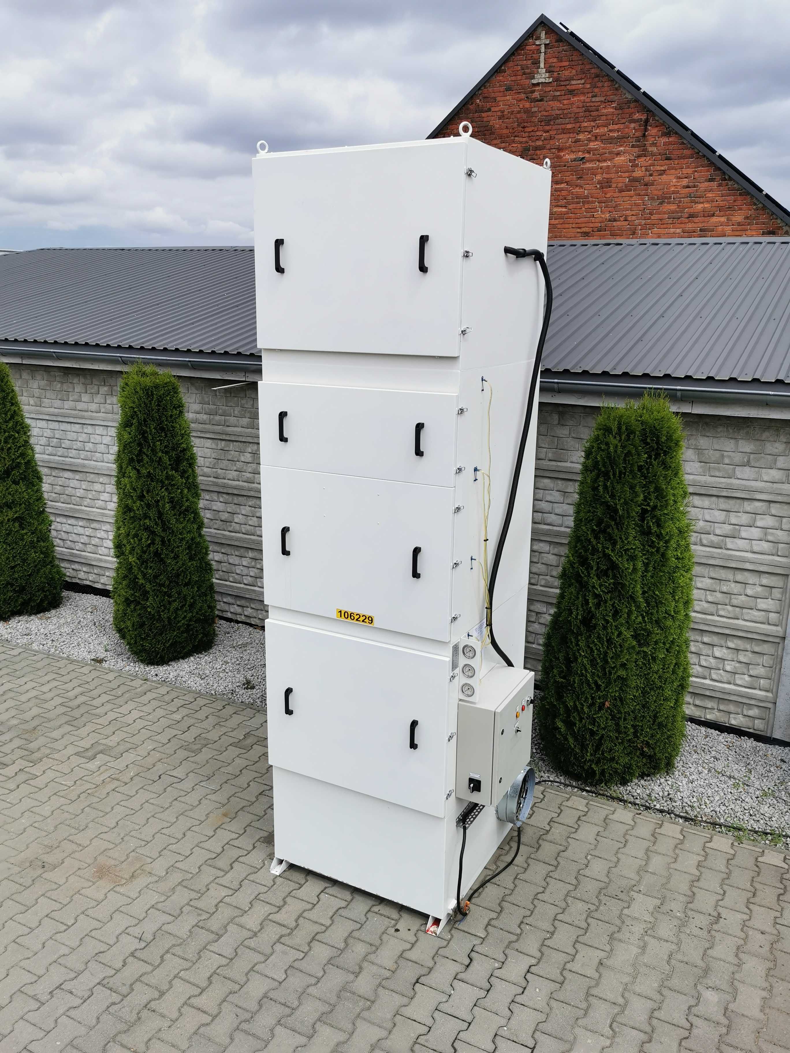 Odciąg mgły olejowej z maszyn CNC, filtr separator ABSOLENT ODR 3000