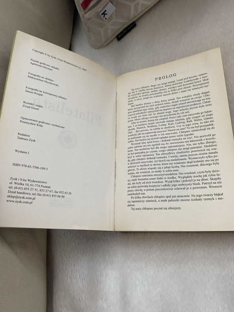 Książki  Pierścień Bolesława i Filatelista  Zbigniew  Wojtyś