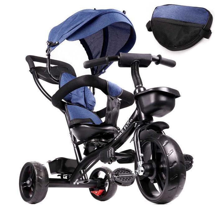 ROWEREK Trójkołowy Dziecięcy TRIKE FIX V3 LITE WÓZEK z Prowadnikiem