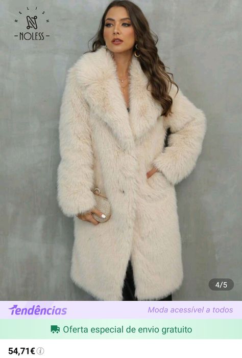 Casaco quentinho de pêlo
