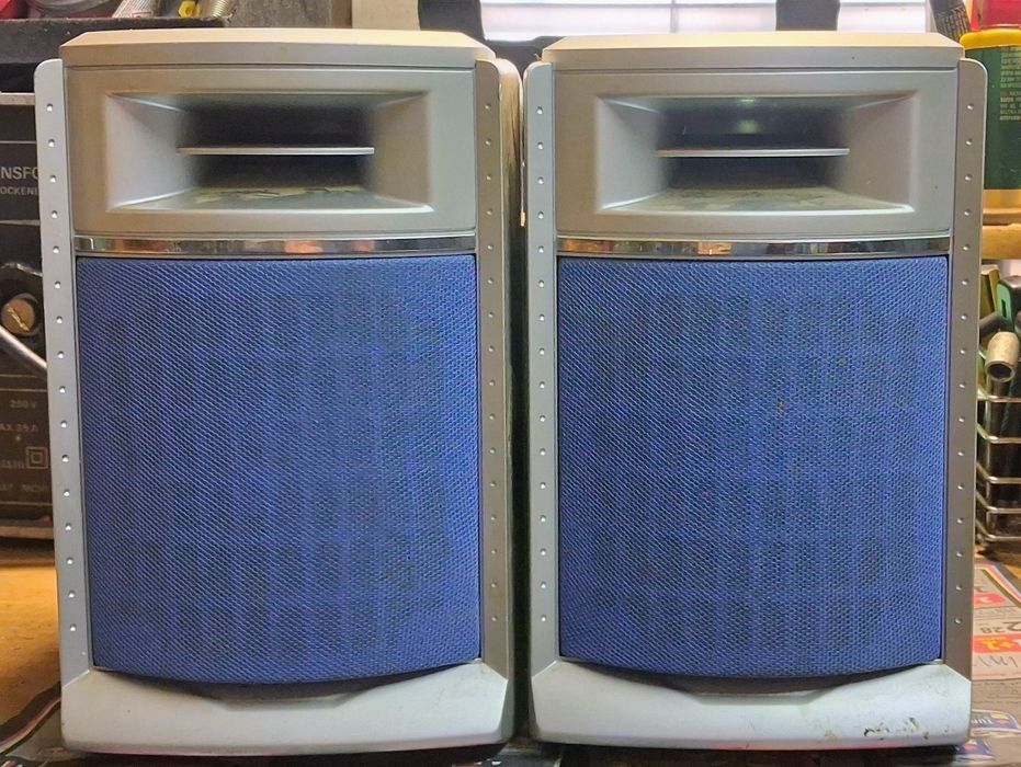 Głośniki od małej wierzy.