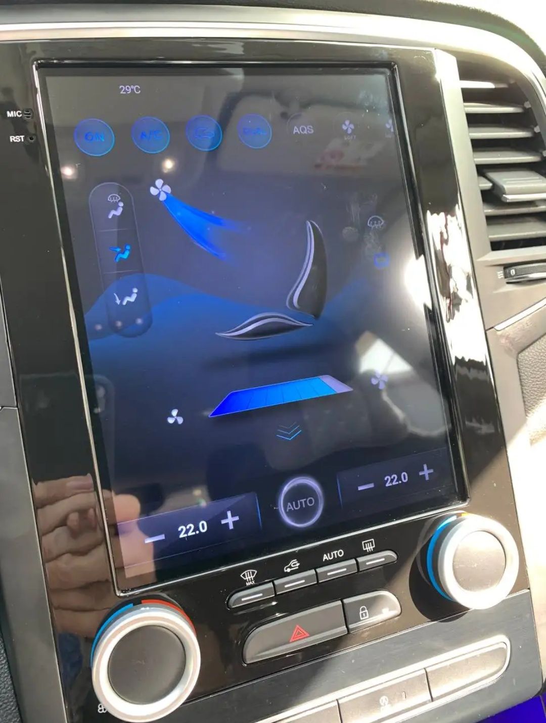 Rádio Android 12 com GPS Renault Mégane 4 (Novo)