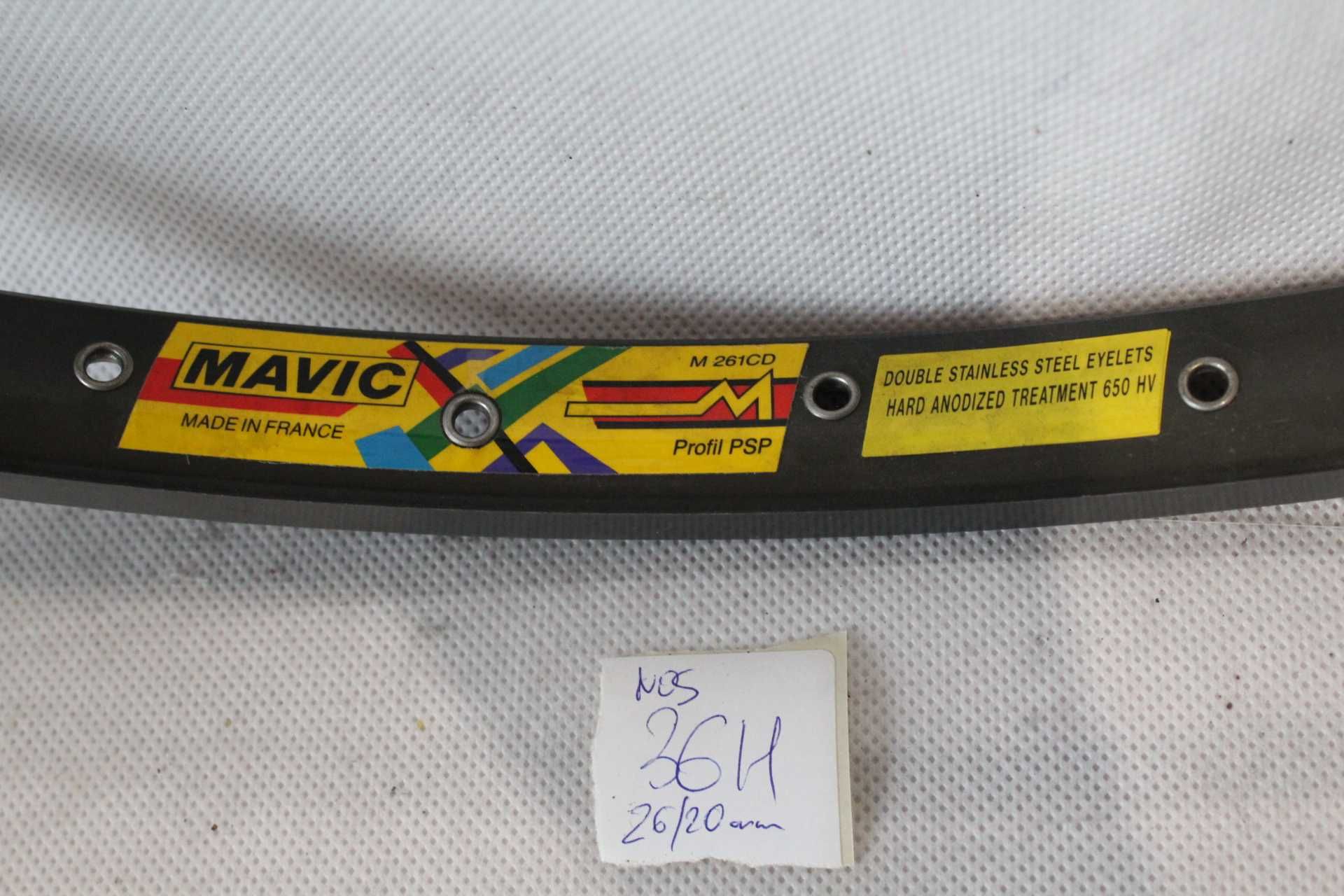 NOS nowa obręcz rowerowa MAVIC M261CD v-brake cantilever 36H 26"