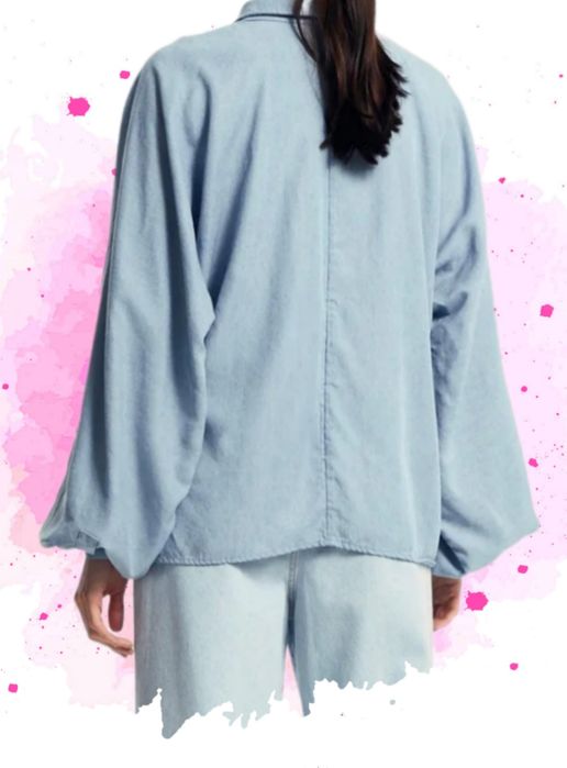 Błękitna niebieska koszula Oh Mess