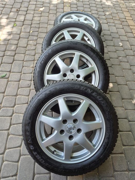 Koła VW Skoda Aud Seati 16 5x112 et 35 Nowe opony 205/55/16 Dunlop