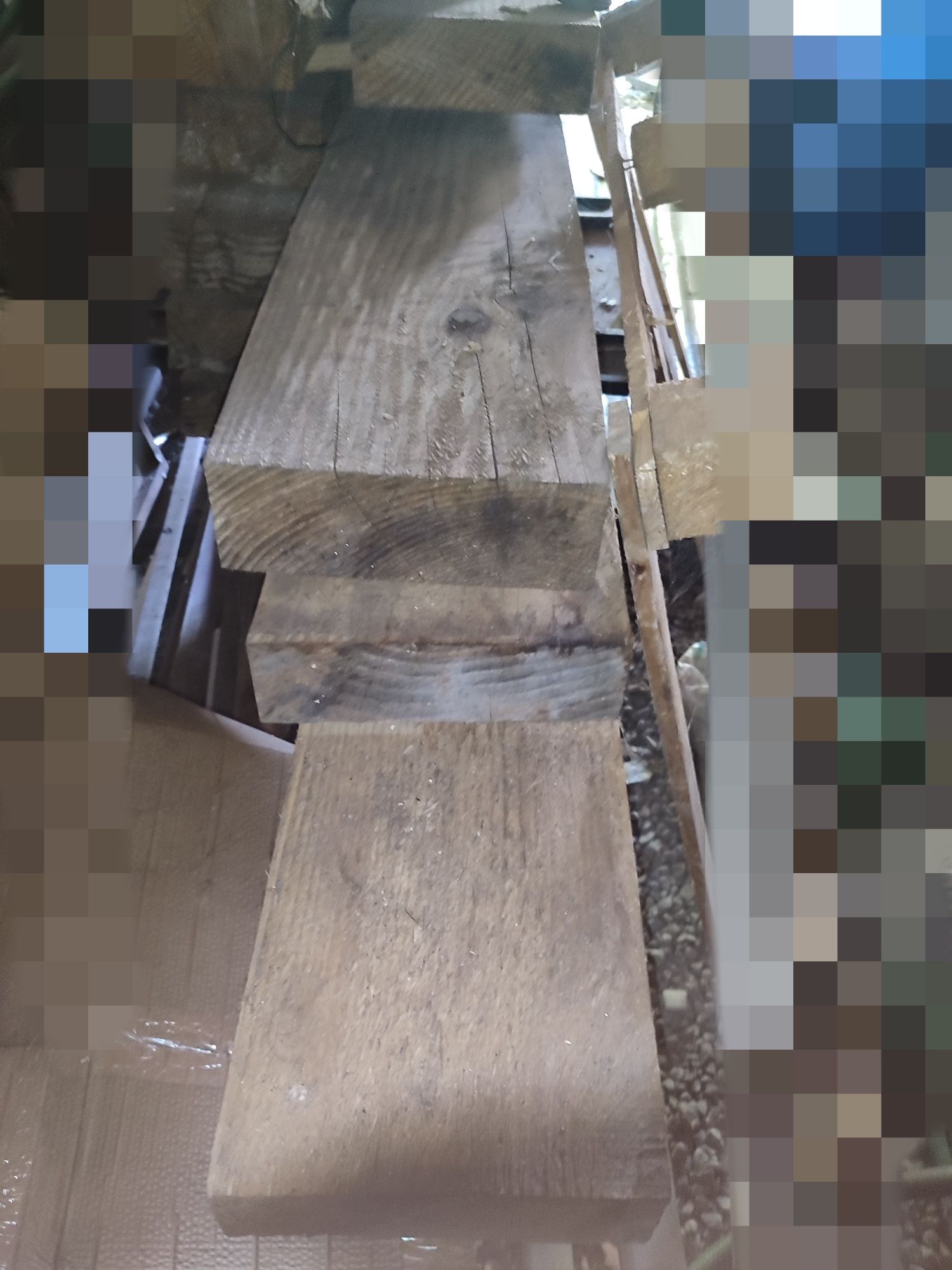 Vigas ripao 5 e 6 MTS pinho não tratado