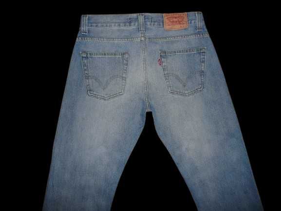 Spodnie dżinsy LEVIS 506 W32/L34=43,5/112cm jeansy