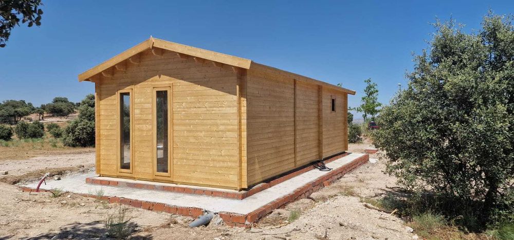 Casa de madeira de 32m2 - Modelo ARTEMIS 8x4