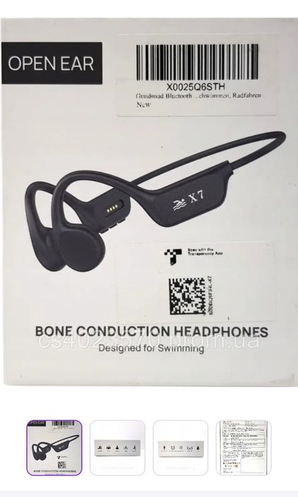 Водонепроникні навушники OPENEAR X7 з кістковою провідністю