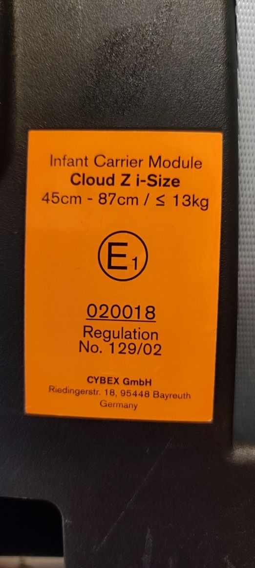 Автолюлька Cybex Cloud Z platinum