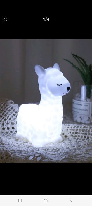 Animais com luz a pilhas