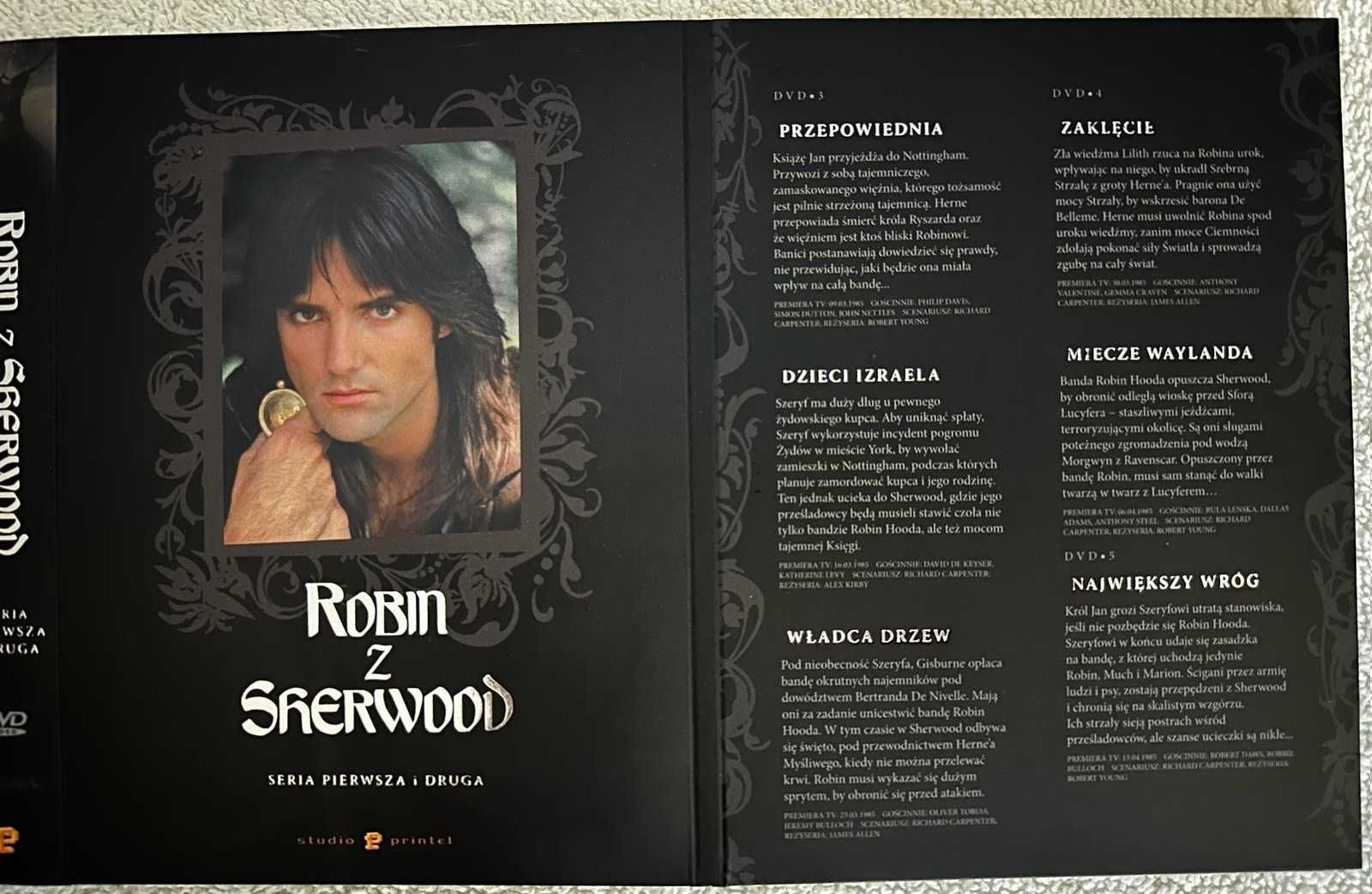 Serial Robin z Sherwood 10 płyt DVD Kompletne 3 sezony