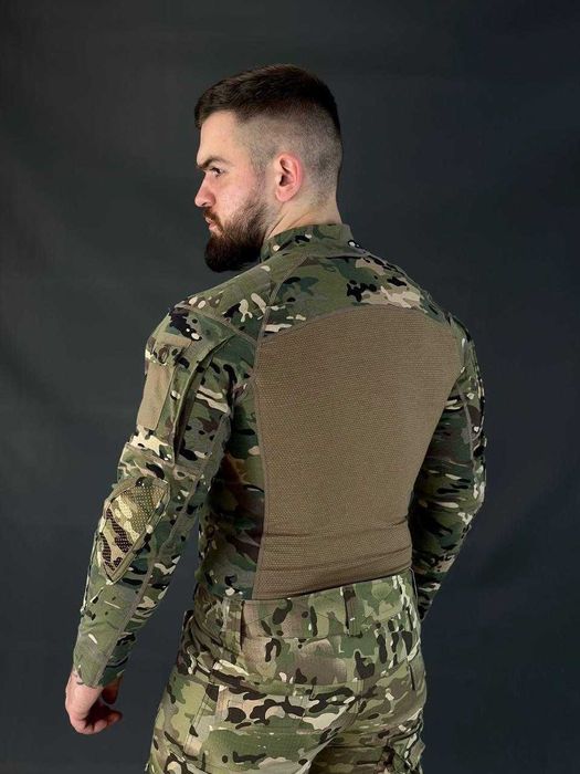 Військова тактична форма мультикам осіння софтшел костюм куртка штани