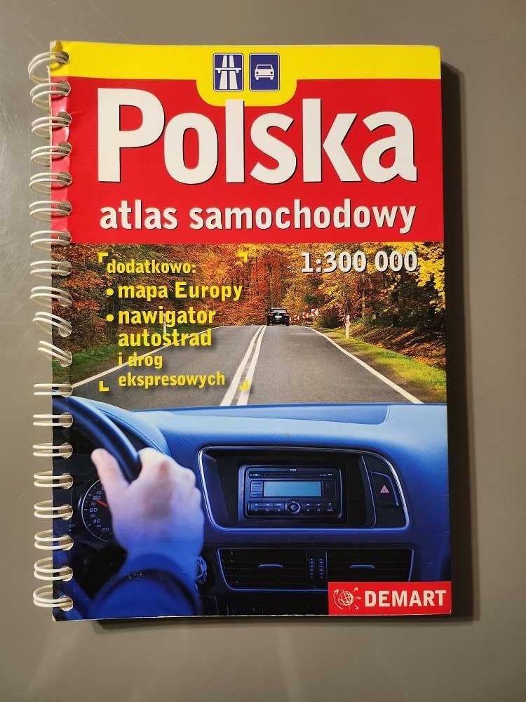 Komplet: Polska Atlas samochodowy Autoatlas Europa Cart. Budapest