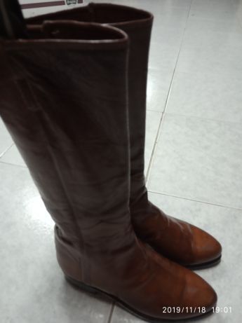 Botins d'Almeirim artesanais pele de vitela
