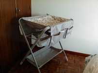 Muda fraldas dobrável c/Almofada Insuflável
