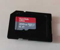 SanDisk 200GB microSDXC Ultra 100MB/s ideał !!!