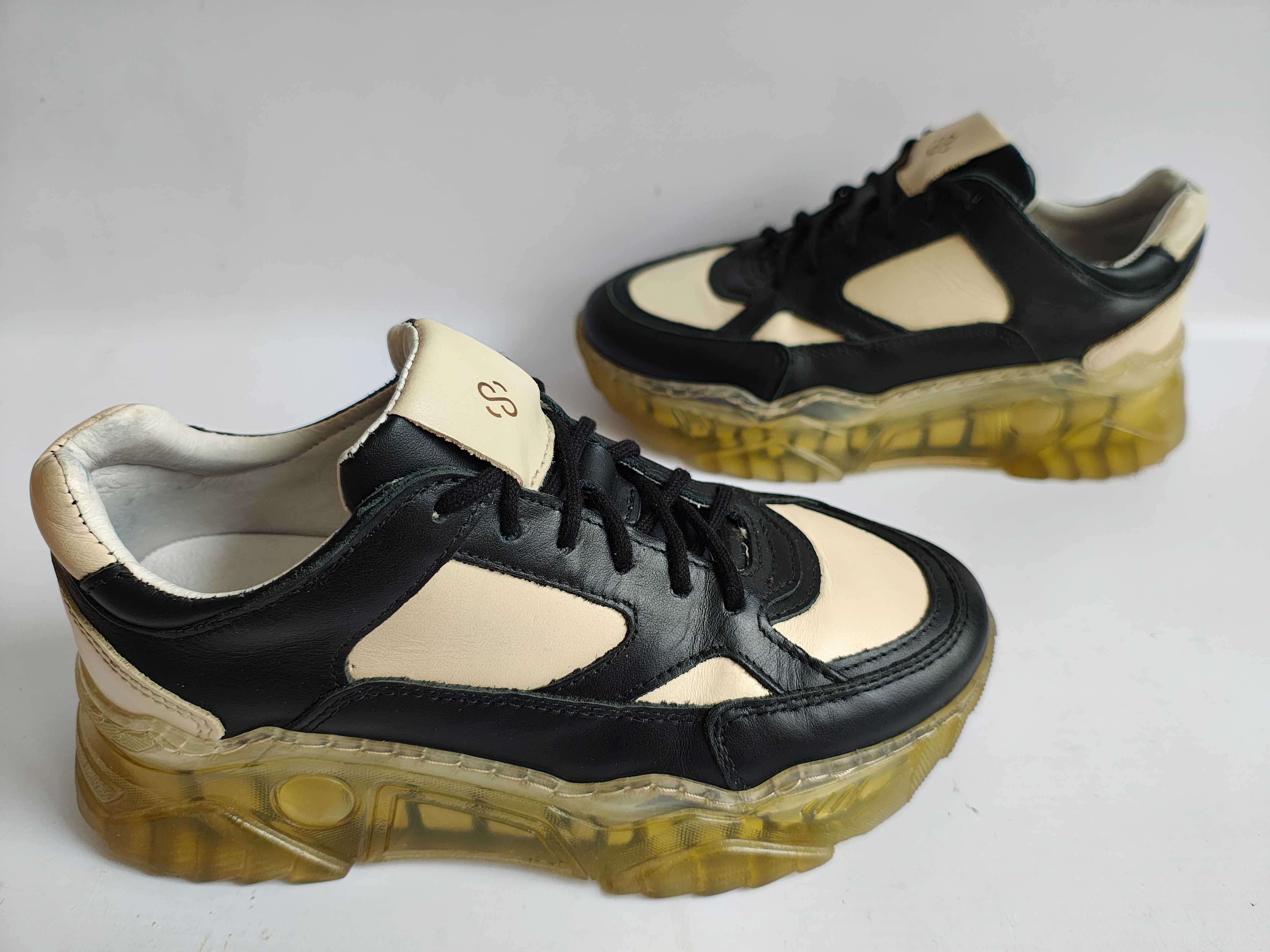 - Summum Leren- Markowe sneakersy r. 37