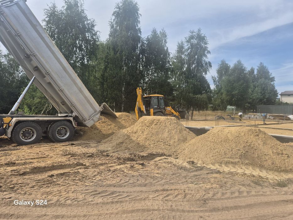 Kruszywo, piach pod fundamenty