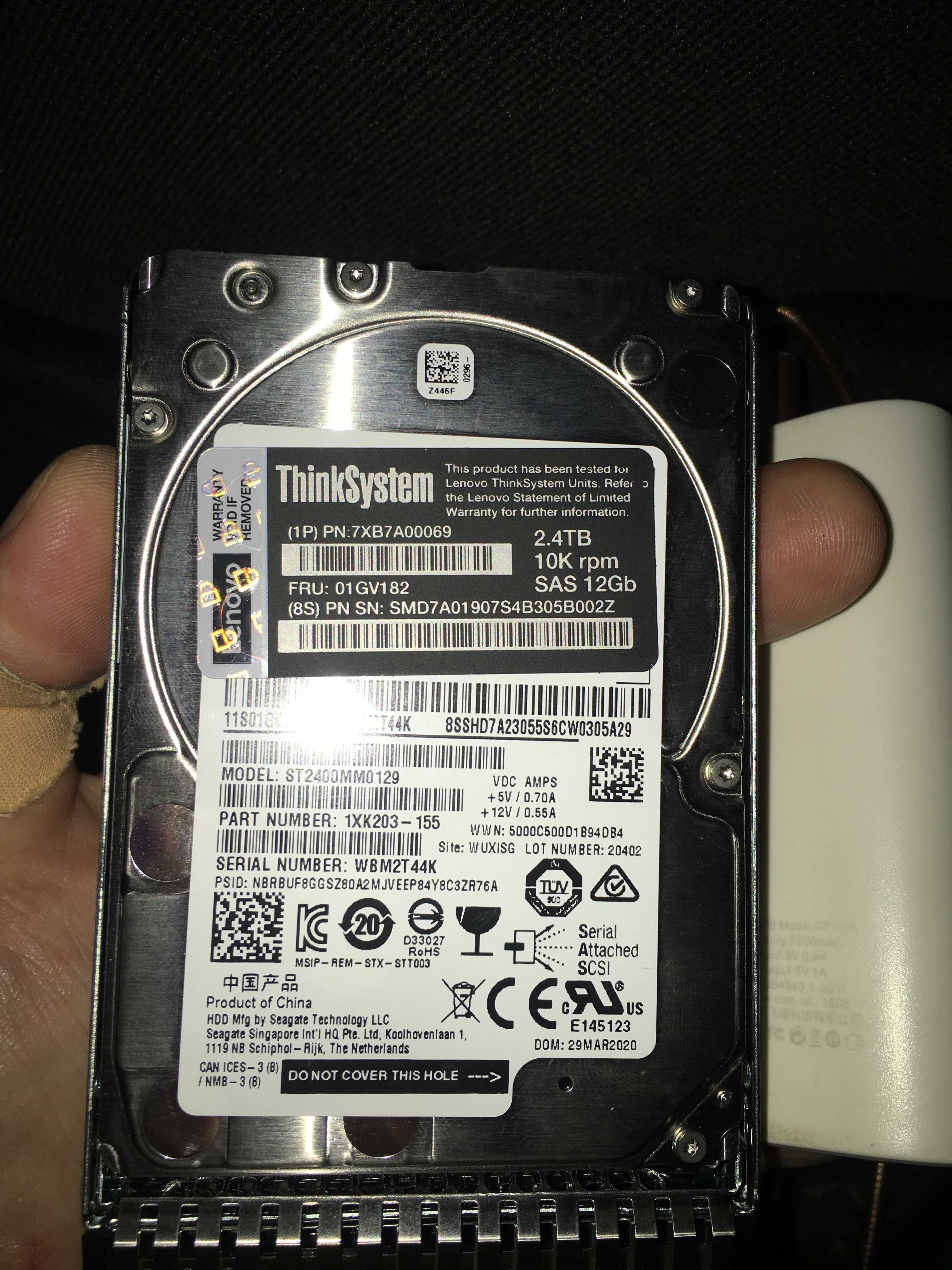 Lenovo 2.4 TB 10000rpm 2.5" SAS