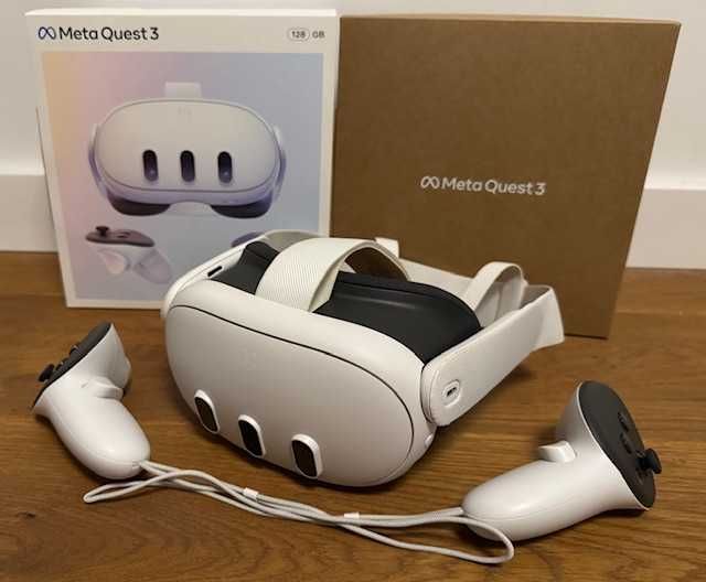 Meta Quest 3 128GB Oculus gogle VR  pełna wersja idealny stan