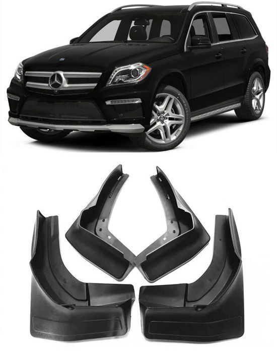 Бризковики Mercedes GL/GLS X166 2012-2019 з підніжками 4шт