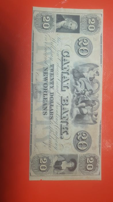 Banknot 20 dolarów z 18? Roku