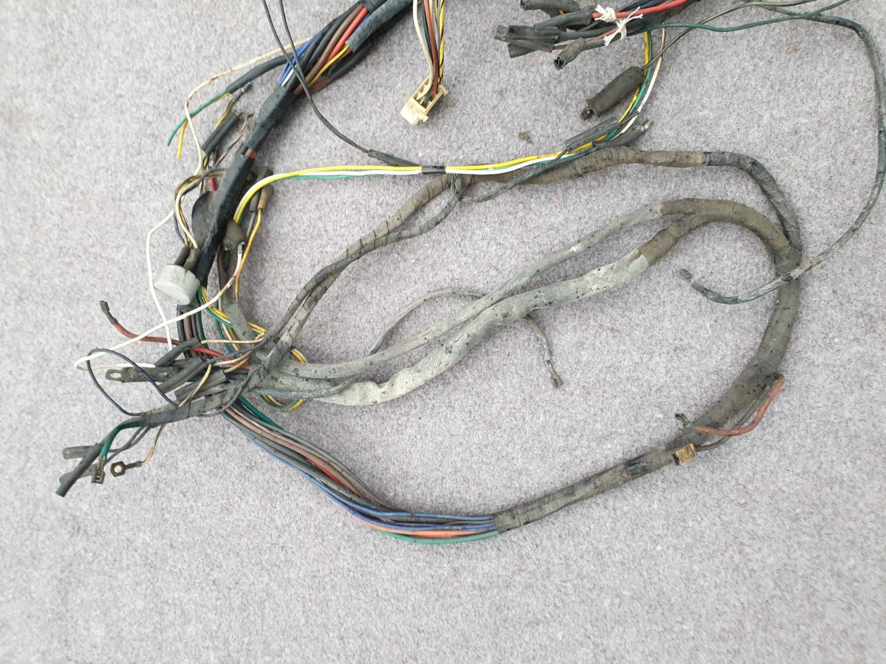 Instalacja elektryczna Polski Fiat 125p FSO wiązka przewody kable