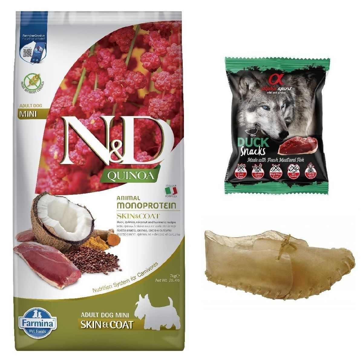 Farmina Dog N&D Quinoa Skin & Coat Adult Mini duck 7 kg