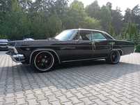 Chevrolet Impala Caprice 1965 Amerykański czarny klasyk auto na ślub