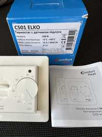 Електронний термостат для теплої підлоги Comfort Heat c501