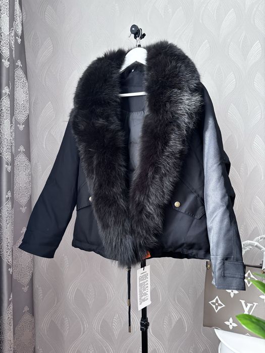 Куртка пуховик женский с мехом