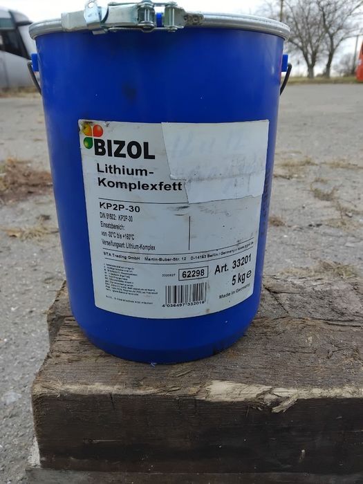 BIZOL Lithium Komplexfett Синяя смазка для ступиц и подшипников