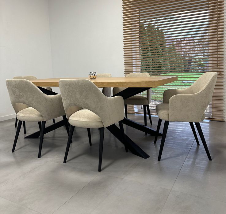 Stół matrix ll z krzesłami toga