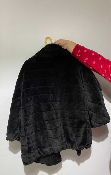 Casaco preto dupla face